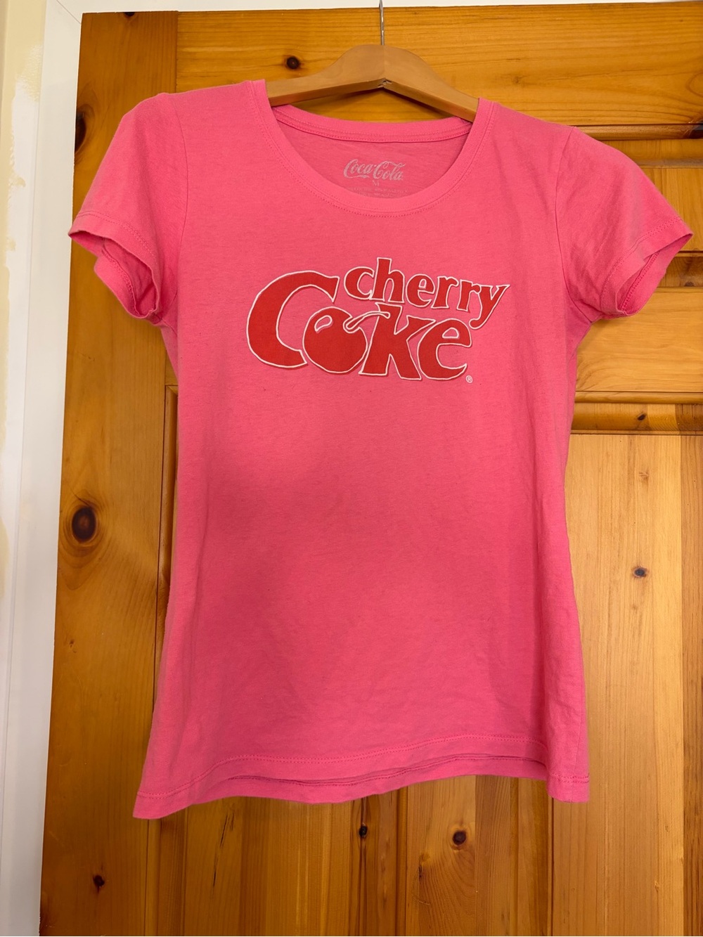 Coca Cola Cherry Coke Pink women’s Graphic Tee